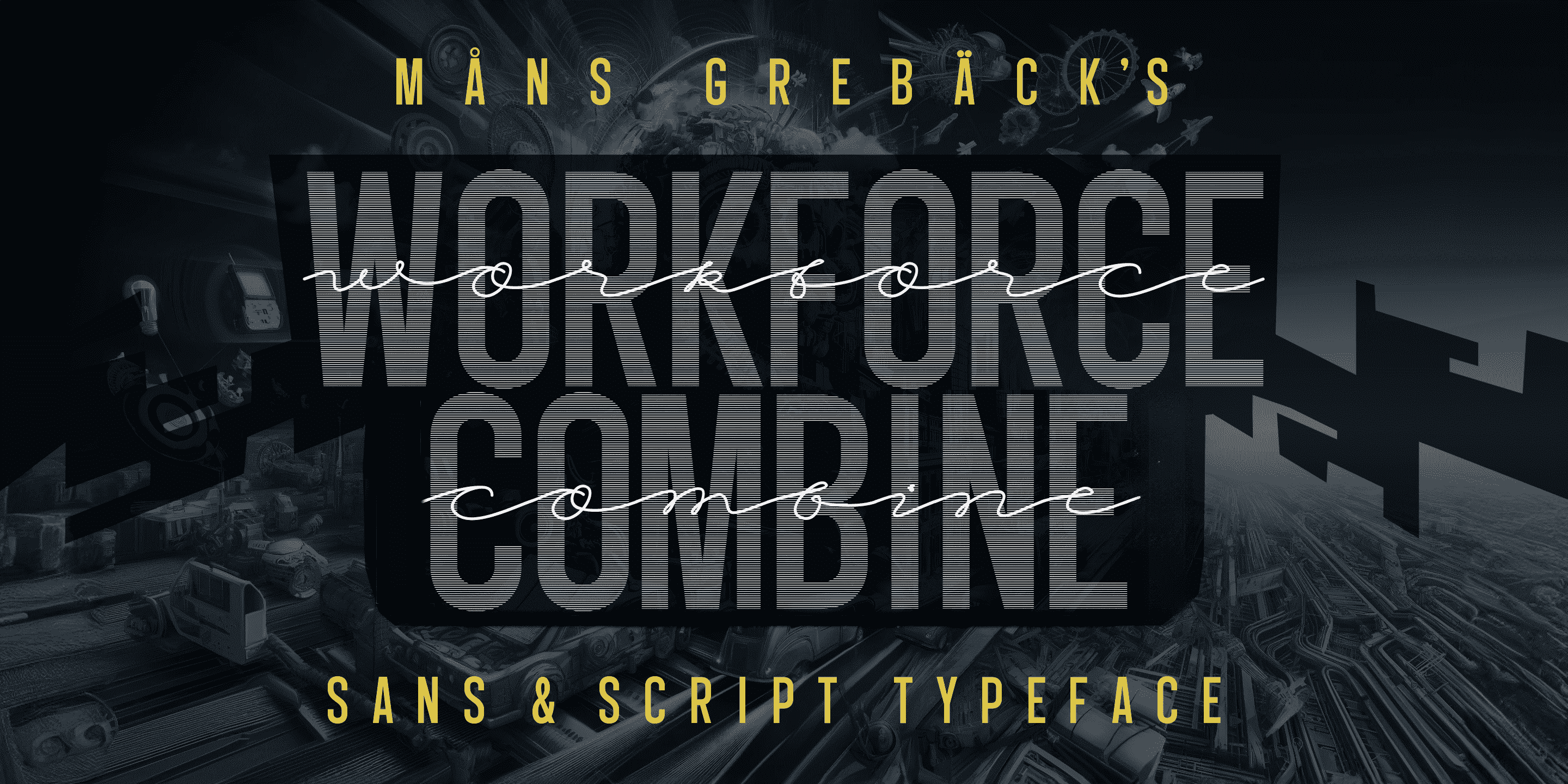 Workforce | Font from Mans Greback